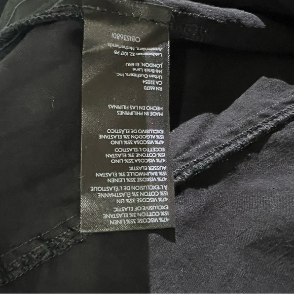 Anthropologie Womens Midi Dress Size 6 Black Preppy Party Celebration Front Slit - Picture 14 of 14